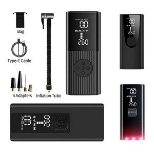Nuevo Compresor de Aire Portátil Inalámbrico de 12V para Auto con Manómetro Digital, 6000mAh, Luz de Emergencia ABS y Monitor de Presión de Neumáticos - Product Image 3