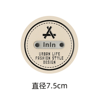 Haute qualité Logo personnalisé en cuir véritable à coudre Badges étiquette Patch qualité marque nom épingle de sûreté pour chapeau vêtements Jeans