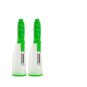 Eco-Friendly Plastic Fruit & <b>Vegetable</b> Peeler with Container and Slicer <b>Chopper</b>-Kitchen Accessory - Product Image 1
