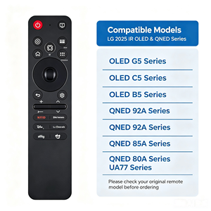 Télécommande vocale de remplacement MR25GA AKB76046602 pour téléviseurs intelligents <span class=keywords><strong>LG</strong></span> 2025 IR OLED G5 C5 B5, <span class=keywords><strong>QNED</strong></span> 92A 85A 80A, série UA77 - Product Image 4