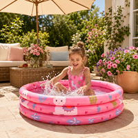 Beliebter Garten-Baby-Badewannenpool in verschiedenen Größen, bedruckter aufblasbarer PVC-Swimmingpool für drinnen und draußen