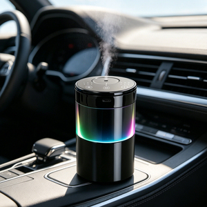 Nuovo Diffusore <span class=keywords><strong>per</strong></span> Auto a Due Fluidi Senza Acqua con Luci Colorate, Diffusore di Fragranze con <span class=keywords><strong>Oli</strong></span> <span class=keywords><strong>Essenziali</strong></span> <span class=keywords><strong>per</strong></span> Auto e Casa - Product Image 4