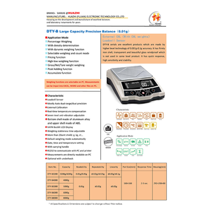 เครื่องชั่งน้ำหนักอิเล็กทรอนิกส์ Veidt Weighing HUAZHI Professional 3200 กรัม/0.01 กรัม สำหรับทองคำและยา DTY-B3200 เครื่องชั่งความแม่นยำสูง - Product Image 2