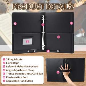 Carpeta de música <span class=keywords><strong>coral</strong></span> de PU al por mayor para puesta en escena para tocar el piano y cantar en coro - Product Image 4