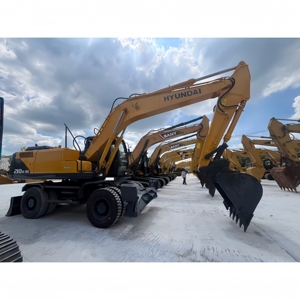 Excavadora de Ruedas Usada Hyundai 210W-9S Robex, Excavadora Hidráulica con Cucharón de 0.92m³ para Construcción y Movimiento de Tierras - Product Image 5