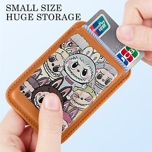 Portefeuille en cuir PU de nouvelle conception pour hommes, portefeuille <span class=keywords><strong>magsafe</strong></span> avec support, porte-cartes de crédit pour iPhone 12-17 Pro Max Series, porte-carte d'identité - Product Image 4