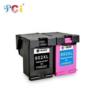 适用于惠普桌面喷墨1000 <span class=keywords><strong>1010</strong></span> 1050 802XL墨盒的PCI 802 XL 802xl彩色再制造喷墨墨盒兼容HP802 - Product Image 1