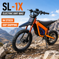 Moto tout-terrain électrique 1500W pour adultes, vitesse maximale de 65 km/h, avec batterie lithium 60V SL-X1