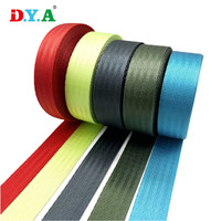 Sangle colorée recyclée personnalisée 25mm bande de sangle en nylon pour sac à dos valises accessoires