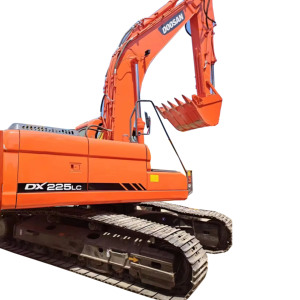 Doosan รถขุดตีนตะขาบ DX225LC 22ตันมือสอง DX225 Doosan พร้อมส่วนประกอบหลักปั๊มเกียร์เครื่องยนต์ - Product Image 1