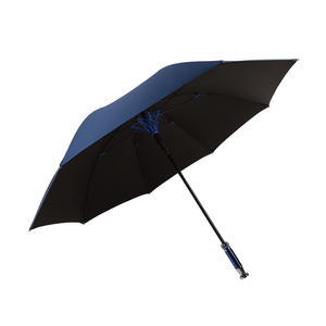 Nuevo paraguas de Golf de mango largo de quilla de loto para hombres, paraguas publicitario automático de negocios, pegamento negro, protección solar, paraguas de doble uso - Product Image 3