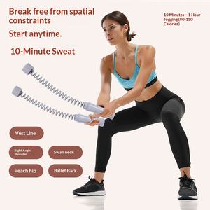 เชือกออกกำลังกายไร้สายสำหรับเผาผลาญไขมันในบ้าน ป้องกันเหงื่อ ป้องกันการลื่น ช่วยลดน้ำหนัก เสริมสร้างความแข็งแรงและพลังกาย - Product Image 4