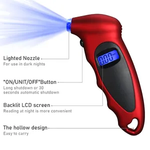 Fabrikant <span class=keywords><strong>4</strong></span> Bereiken 150psi Elektronische Digitale Mini Band Band Drukmeter Voor Auto Truck - Product Image 3