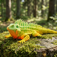 Modèle de lézard simulé imprimé en 3D, articulé, imprimé en PLA, personnalisable, disponible pour l'achat en gros, impression 3D sur mesure
