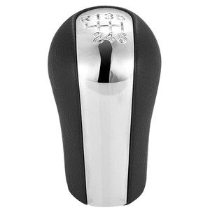 Pommeau de levier de vitesse en cuir électroplaqué noir pour Toyota Corolla 5 6 vitesses, levier de changement de vitesse ergonomique - Product Image 3