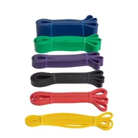 Logotipo personalizado y colores TPE Latex Pull-Up Power Assist Banda de resistencia Set Gimnasio Fitness Bandas de ejercicio personalizadas