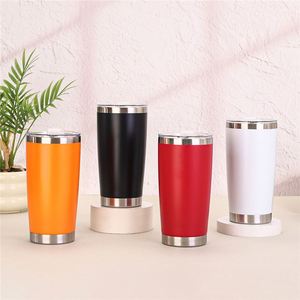 Taza de Café de Viaje para Auto, 20 oz, Acero Inoxidable, Aislada al Vacío de Doble Pared, Antiderrames, Modelo ASM25 - Product Image 1