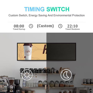 Schermo Pubblicitario LCD da 16.4, 23.1, 29, 35, 37 Pollici, Display Allungato Tipo Barra Android per Supermercati e Negozi al Dettaglio - Product Image 4