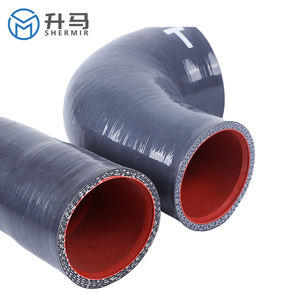 Toptan yüksek basınçlı silikon güçlendirici tüp Intercooler hortum kamyon römork soğutma sistemleri için kesme hizmeti ile - Product Image 6