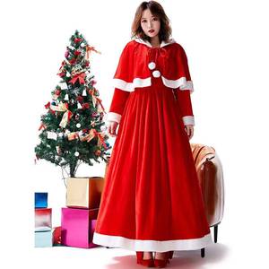 Châle Maxi Rouge Chaud et Élégant pour Femme, Idéal pour Soirées de Noël, Spectacles Scéniques et Costumes - Product Image 5