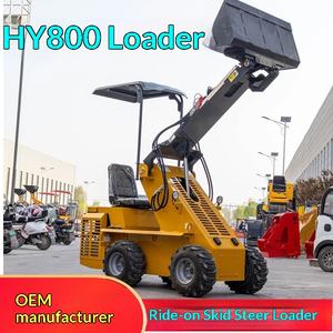 Nouvelle mini-chargeuse sur pneus Hy800 à essence, homologuée EPA pour l'exportation aux États-Unis, pour travaux d'ingénierie et agricoles - Product Image 1