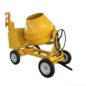 Capacité tropicale diesel 6-8 m/h du camion 400L de mélangeur de ciment de devoir de tambour en acier jaune composants de noyau de vitesse de boîte de vitesses de moteur de pompe à moteur - Product Image 1