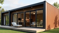 Maison conteneur moderne préfabriquée, écologique, économique, mobile, durable, appartement, villa, chambre à coucher, garantie 5 ans