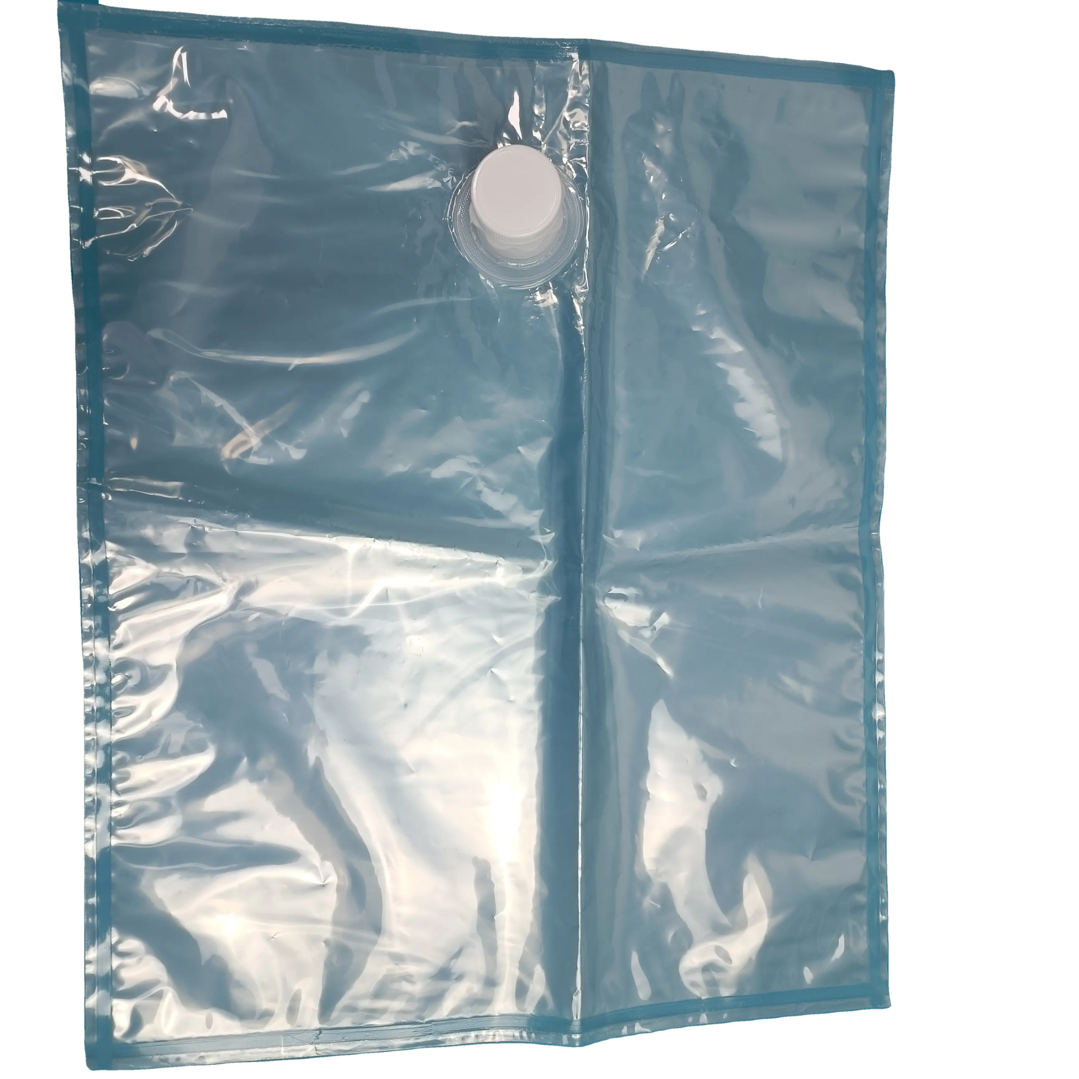 Sacchetto trasparente da 20 litri personalizzato in fabbrica in sacchetto bavaglino per imballaggio di olio commestibile