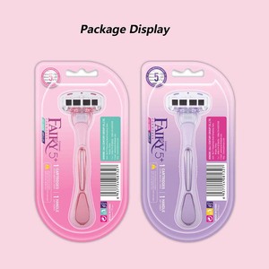 New Lady <span class=keywords><strong>Rasoir</strong></span> de beauté <span class=keywords><strong>facial</strong></span> jetable à quatre lames <span class=keywords><strong>pour</strong></span> jambes de femmes - Product Image 6