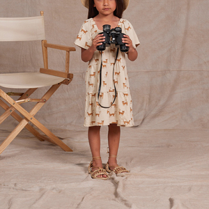 Stampa personalizzata OEM nuovo Design vestiti per bambini morbido bambino bambino vestito da bambina giallo margherita Dress bambino abiti carini per bambine - Product Image 5