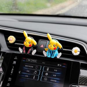 Anime Pikachu Ornaments Solid <span class=keywords><strong>Action</strong></span> Figure Car <span class=keywords><strong>Air</strong></span> Outlet Vent Perfume <span class=keywords><strong>Air</strong></span> Freshener Decor Auto Internal Accessories Cartoon - Product Image 3