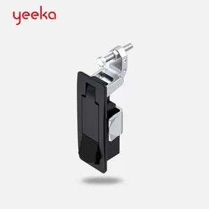Yeeka 1242-124 Trigger Latch Black Powder Coated Lever Latch For Cabinet Lock Zinc Locks For Door