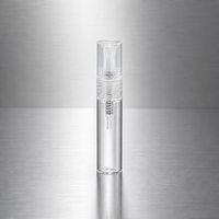 Flacon pulvérisateur de parfum en verre transparent rechargeable de haute qualité OEM 2ml 3ml 5ml 10ml, conteneur portable pour échantillons cosmétiques à brume fine