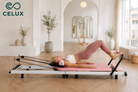 Reformer de Pilates pliable professionnel portable Celux pour usage domestique, en acier léger, réglable, pour salle de sport et studio, à prix abordable