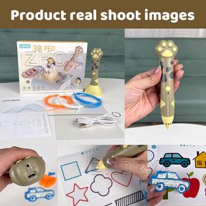 Stylo 3D Zhorya : Kit Créatif Patte de Chat, Filament DIY, Jouet Éducatif de Dessin, Stylo d'Impression 3D pour Enfants - Product Image 5