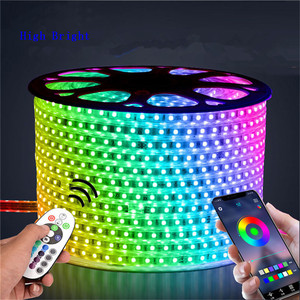 شريط ضوء led أبيض/R/G/B لون كهرماني عالي الرقة للغاية rgb المملكة المتحدة 60Leds جهد عالي: V رقيقة جدا rgb المملكة المتحدة - Product Image 3