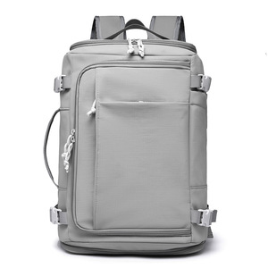 Mochila de lujo sencilla de gran capacidad para hombre, mochila para ordenador portátil con USB y hombro transpirable, bolsa para zapatos independiente - Product Image 3