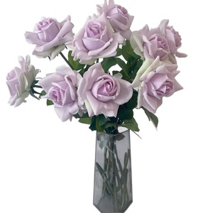 High End Silk <b>Artificial</b> Rose Flower With <b>Stems</b> For Wedding Reception Table Centerpiece Home Decor - Product Image 5