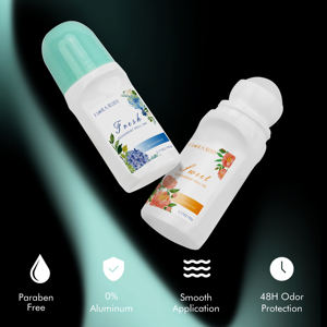 Déodorant roll-on sans aluminium ODM pour femmes et hommes, 4 senteurs florales, haute qualité, pour une peau sèche sous les aisselles. - Product Image 3