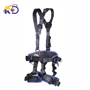ヨーロッパの全身5点空中作業ウエスト保護取り外し可能な消防救助安全ベルト - Product Image 1