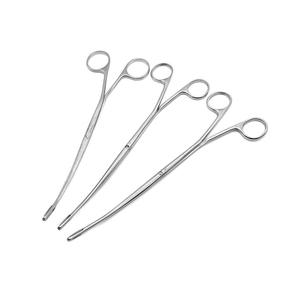 Yjianmei Pinces de retrait de DIU en acier inoxydable à dents courbées, instrument de chirurgie gynécologique Classe I - Product Image 2