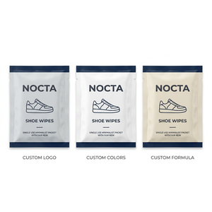Lingettes pour chaussures à action rapide, éliminateur de taches instantané, soin professionnel des chaussures, lingettes humides emballées individuellement pour le sport et les voyages - Product Image 5