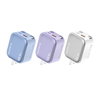 Somostel 2 in 1 22.5W Pengisi Daya Cepat dengan Kabel Ekstensi Terintegrasi PD 20W QC3.0 USB C Adaptor Pengisi Daya Dinding untuk iPhone Samsung