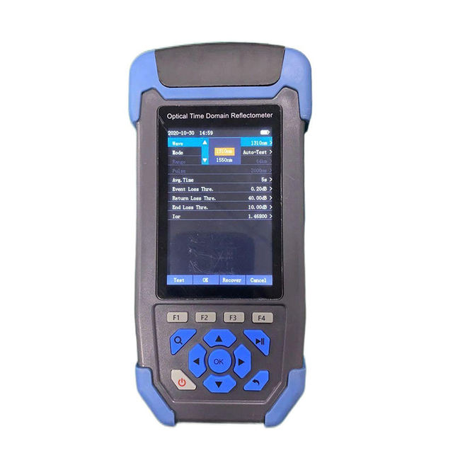 8 in 1 Multifunctional Handle Sm mm 24dB/22dB 1310/1550nm Mini Optical Fiber Tester OTDR Optical Time Domain Reflectometer