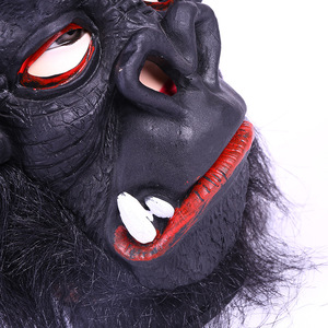 Máscara de Vinilo Reforzado con Goma de Gorila Rey Kong de Terror para el Día de Todos los Santos, para Fiestas, Mascaradas y Decoraciones Festivas - Product Image 5