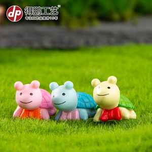 ตุ๊กตาเต่าน้อย Dp Craft ของตกแต่งรูปสัตว์พลาสติกการ์ตูน สำหรับตกแต่งห้องเด็ก - Product Image 5