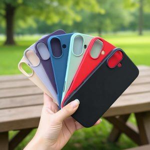 เคสโทรศัพท์ซิลิโคนอ่อนนุ่มสำหรับไอโฟน 14 โปรแม็กซ์ฝาครอบป้องกันเคลือบด้านสลิมฟิตมีหลายสีให้เลือก - Product Image 3