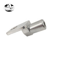 Connecteur à trou rond à filetage interne personnalisé en acier inoxydable, aluminium, laiton HHC-0804 12V HHC