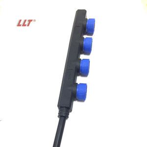 2 3 4 PIN IP67 Dây Phân Phối Cáp Chống Thấm Nước F Nhà Phân Phối Ip65 Đầu Nối Cáp Chống Thấm Nước - Product Image 2