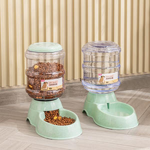 Comedero Automático para <span class=keywords><strong>Perros</strong></span> y Gatos para Acampar al Aire Libre, Comedero de Plástico de Gran Capacidad para Mascotas, Dispensador de Agua y Comida - Product Image 3